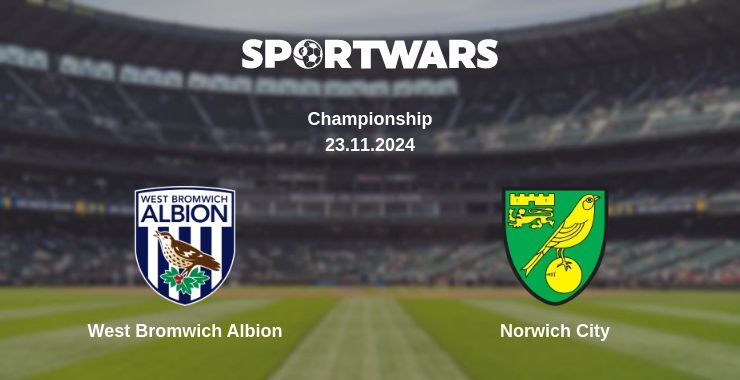 West Bromwich Albion — Norwich City watch online for free 23.11.2024