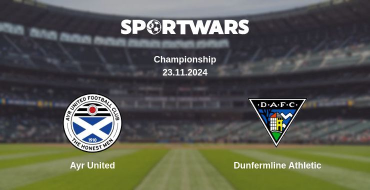 Ayr United — Dunfermline Athletic watch online for free 23.11.2024