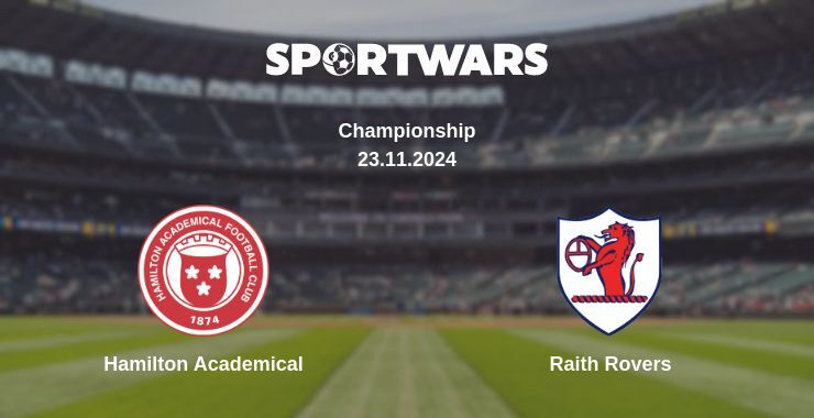 Hamilton Academical — Raith Rovers watch online for free 23.11.2024