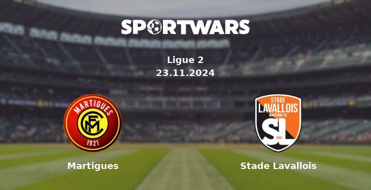 Martigues — Stade Lavallois watch online for free 22.11.2024