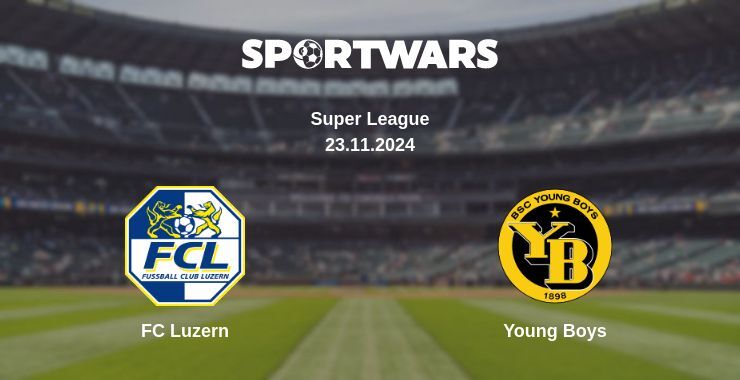 Result of the FC Luzern — Young Boys match, 23.11.2024