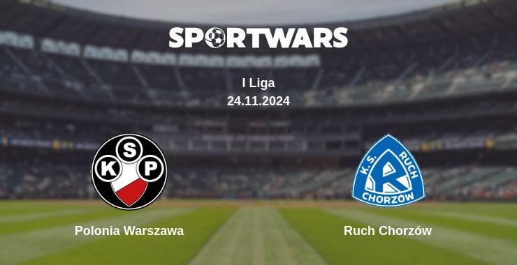 Polonia Warszawa — Ruch Chorzów watch online for free 24.11.2024