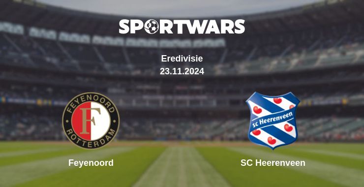 Feyenoord — SC Heerenveen watch online for free 23.11.2024