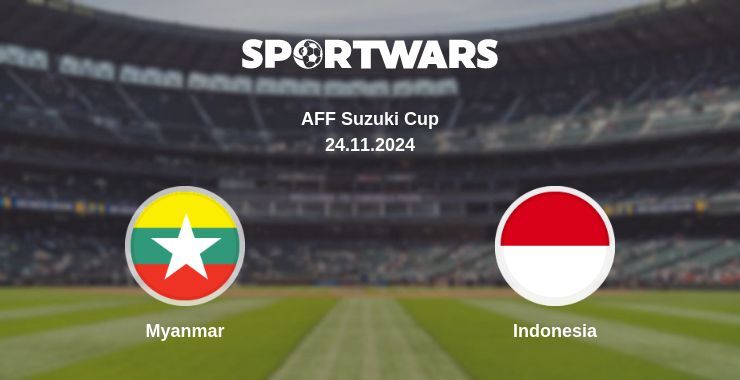 Myanmar — Indonesia, where to watch online broadcast