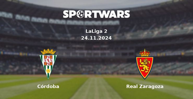 Córdoba — Real Zaragoza watch online for free 24.11.2024