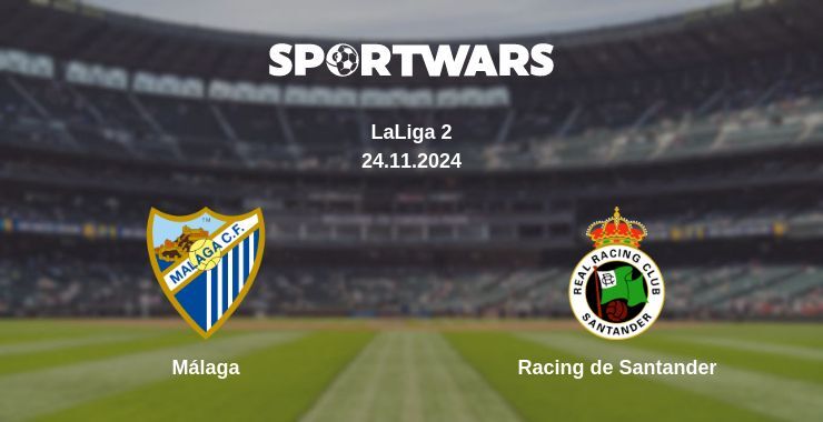 Málaga — Racing de Santander watch online for free 24.11.2024