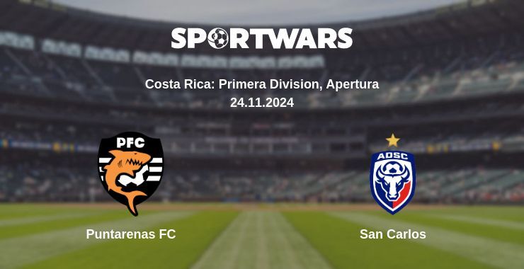 Puntarenas FC — San Carlos watch online for free 24.11.2024