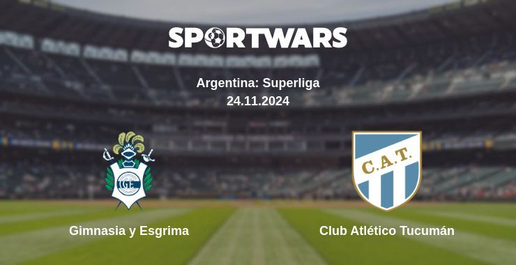 Result of the Gimnasia y Esgrima — Club Atlético Tucumán match, 24.11.2024