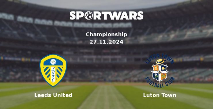 Leeds United — Luton Town watch online for free 27.11.2024