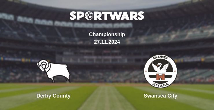 Derby County — Swansea City watch online for free 27.11.2024