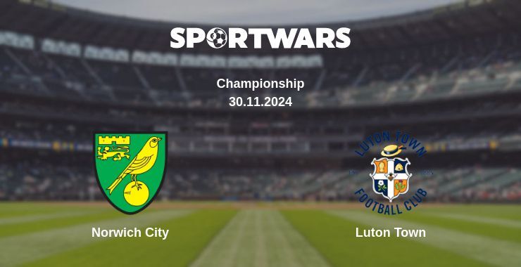 Norwich City — Luton Town watch online for free 30.11.2024