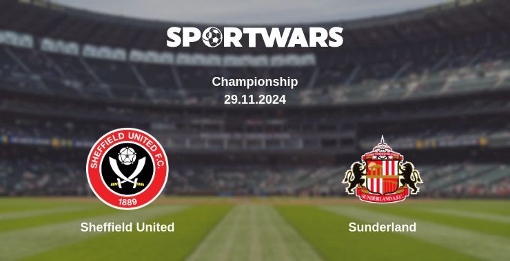 Sheffield United — Sunderland watch online for free 29.11.2024