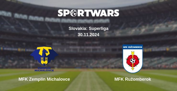 MFK Zemplín Michalovce — MFK Ružomberok watch online for free 30.11.2024