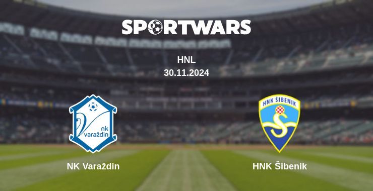 NK Varaždin — HNK Šibenik watch online for free 30.11.2024