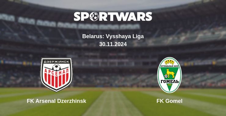 FK Arsenal Dzerzhinsk — FK Gomel watch online for free 30.11.2024