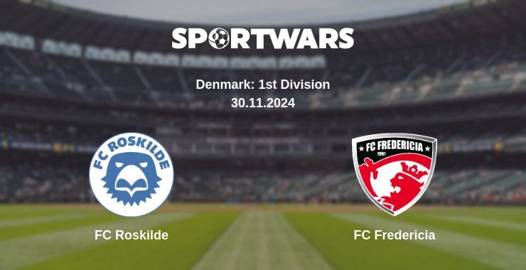 FC Roskilde — FC Fredericia watch online for free 30.11.2024