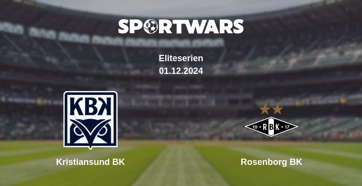 Result of the Kristiansund BK — Rosenborg BK match, 01.12.2024