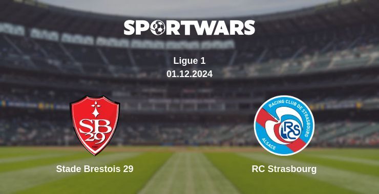 Stade Brestois 29 — RC Strasbourg watch online for free 01.12.2024