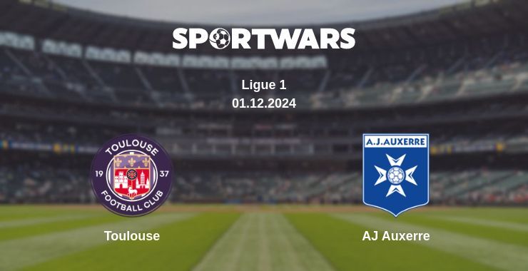 Toulouse — AJ Auxerre watch online for free 01.12.2024