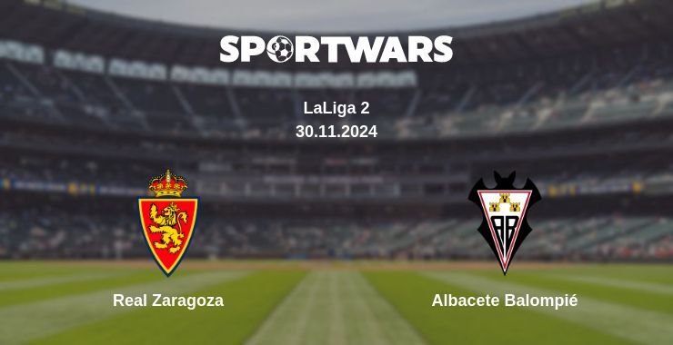 Real Zaragoza — Albacete Balompié watch online for free 30.11.2024