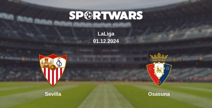 Sevilla — Osasuna watch online for free 01.12.2024