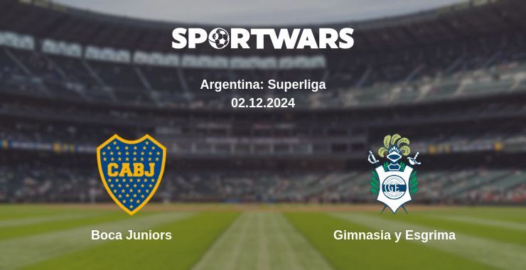 Result of the Boca Juniors — Gimnasia y Esgrima match, 02.12.2024