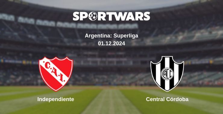 Independiente — Central Córdoba watch online for free 01.12.2024