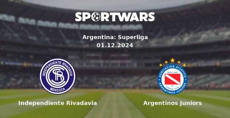 Independiente Rivadavia — Argentinos Juniors watch online for free 01.12.2024