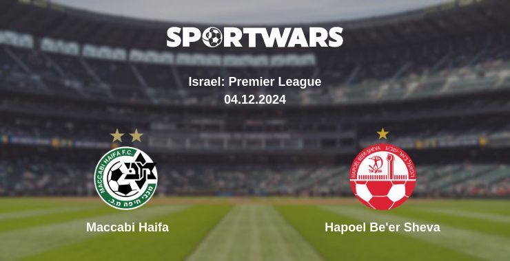 Maccabi Haifa — Hapoel Be'er Sheva watch online for free 04.12.2024