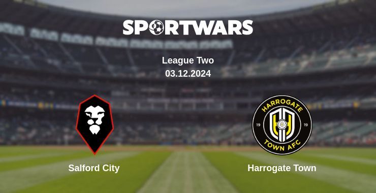 Salford City — Harrogate Town watch online for free 03.12.2024