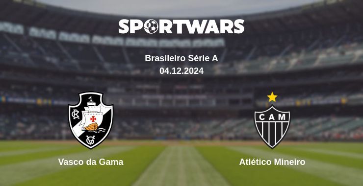 Result of the Vasco da Gama — Atlético Mineiro match, 04.12.2024