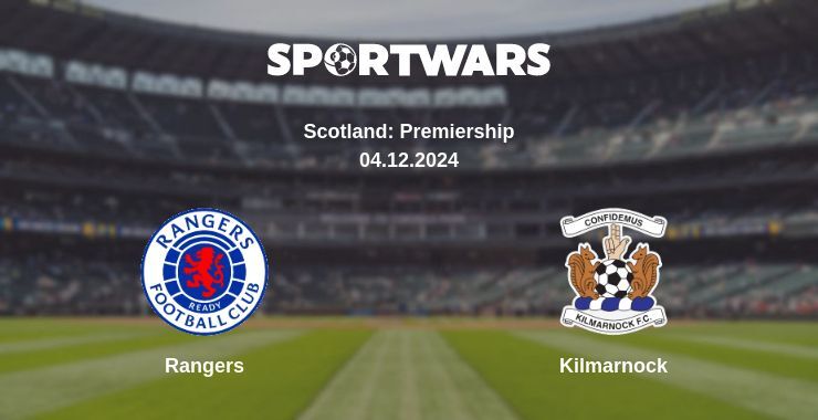 Rangers — Kilmarnock watch online for free 04.12.2024