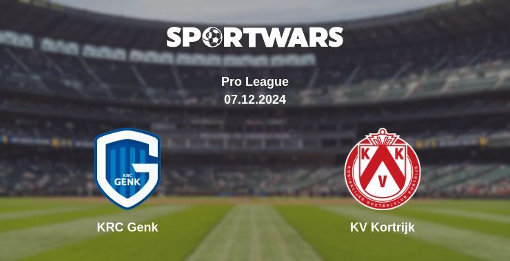 Result of the KRC Genk — KV Kortrijk match, 07.12.2024