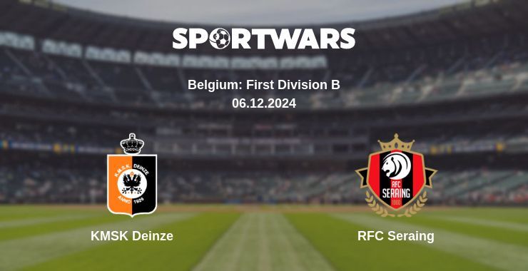 KMSK Deinze — RFC Seraing watch online for free 06.12.2024