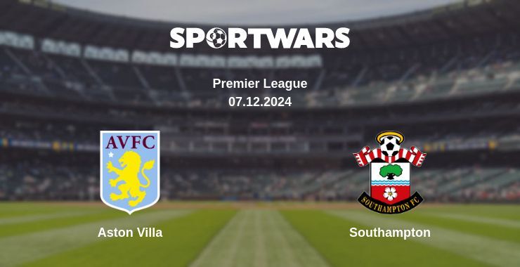 Aston Villa — Southampton watch online for free 07.12.2024