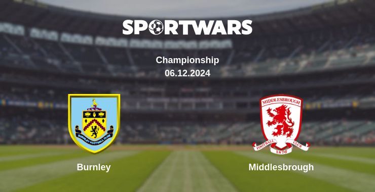 Burnley — Middlesbrough watch online for free 06.12.2024