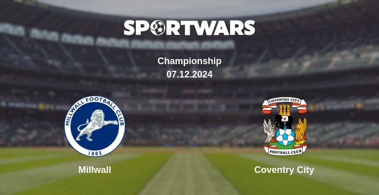 Millwall — Coventry City watch online for free 07.12.2024