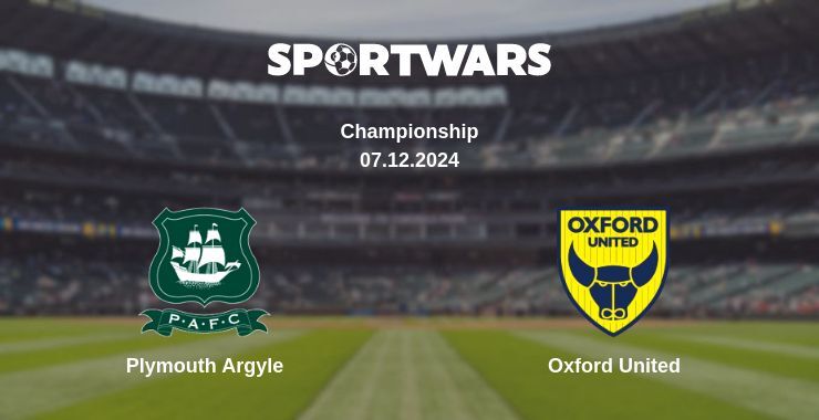 Plymouth Argyle — Oxford United watch online for free 07.12.2024