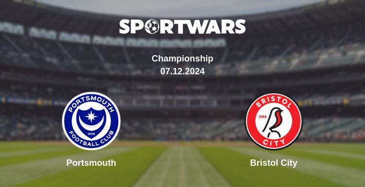 Portsmouth — Bristol City watch online for free 07.12.2024