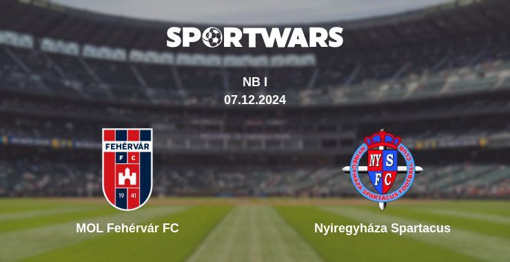 MOL Fehérvár FC — Nyiregyháza Spartacus watch online for free 07.12.2024