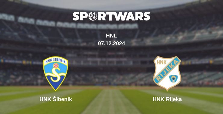 HNK Šibenik — HNK Rijeka watch online for free 07.12.2024