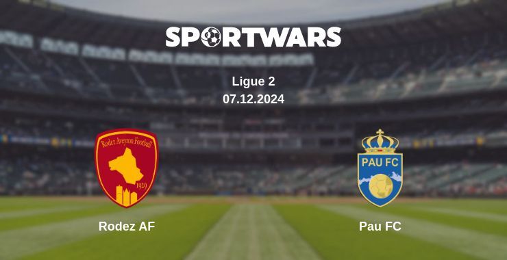 Rodez AF — Pau FC watch online for free 07.12.2024