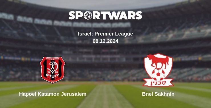 Hapoel Katamon Jerusalem — Bnei Sakhnin watch online for free 08.12.2024