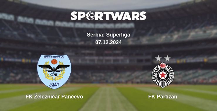 FK Železničar Pančevo — FK Partizan watch online for free 07.12.2024