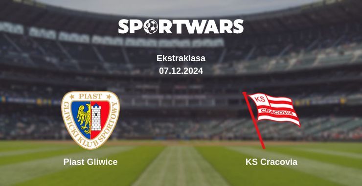 Piast Gliwice — KS Cracovia watch online for free 07.12.2024