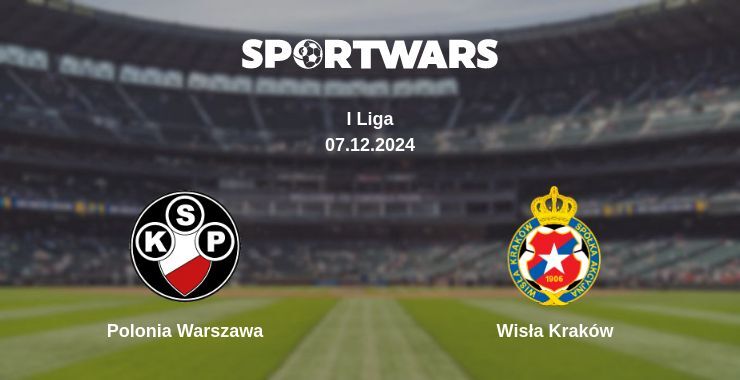 Polonia Warszawa — Wisła Kraków watch online for free 07.12.2024