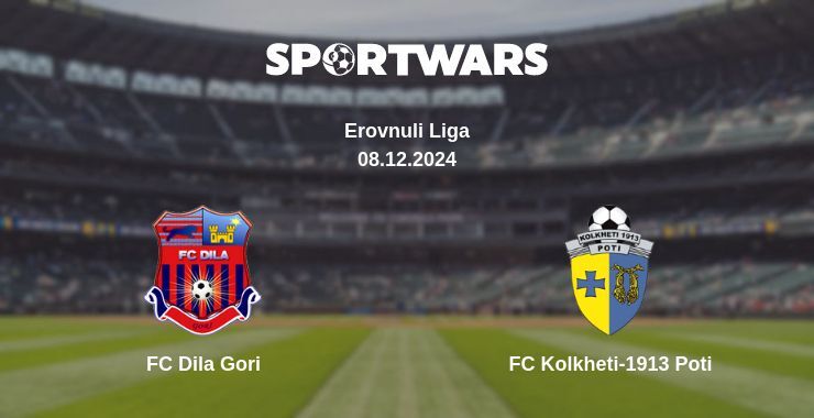 Result of the FC Dila Gori — FC Kolkheti-1913 Poti match, 08.12.2024