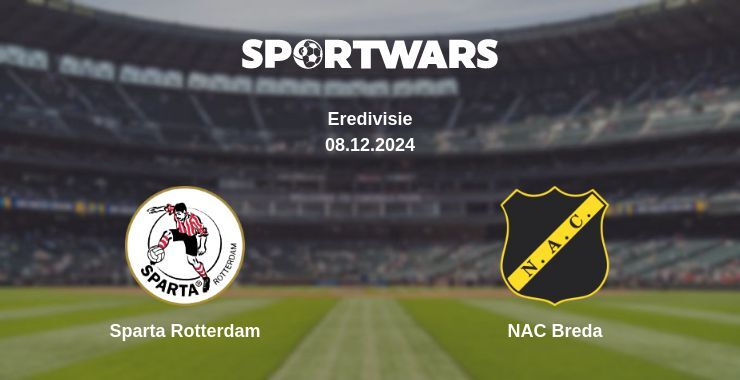 Sparta Rotterdam — NAC Breda watch online for free 08.12.2024