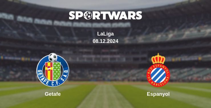 Getafe — Espanyol watch online for free 08.12.2024