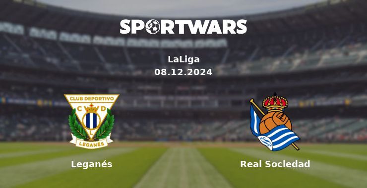 Leganés — Real Sociedad watch online for free 08.12.2024